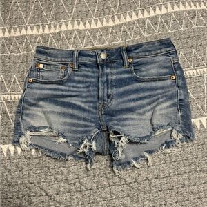 American Eagle AE77 High-Waisted Jean Shorts
